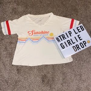 Graphic Crop Top/Tee